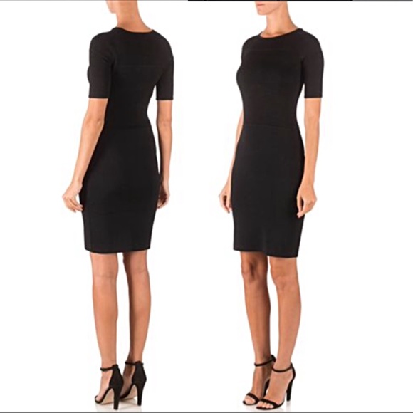 Tony Cohen Fitted Black Knit Sheath - Picture 5 of 9